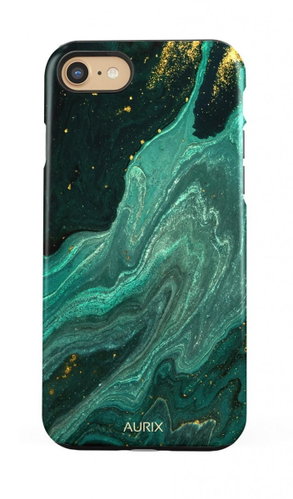 TopQ AURIX iPhone SE 2020 hard Green Lagoon 126824 - Phone Cover - Main image