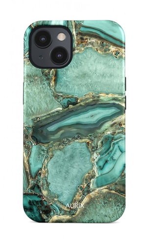 TopQ AURIX MagSafe iPhone 15 Emerald Glow 127337 - Phone Cover - Main image