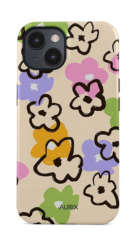 TopQ AURIX MagSafe iPhone 15 Flower Drawing 127351 - Phone Cover - Main image