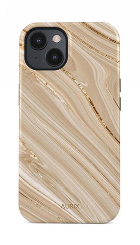 TopQ AURIX MagSafe iPhone 15 Golden Sands 127328 - Phone Cover - Main image