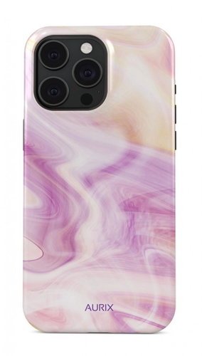 TopQ AURIX MagSafe iPhone 15 Pro Pinky Wave 127438 - Phone Cover - Main image
