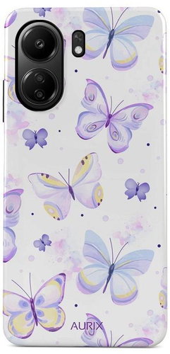TopQ AURIX Xiaomi Redmi 13C fixed Butterflies 127146 - Phone Cover - Main image