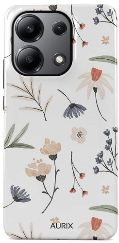 TopQ AURIX Xiaomi Redmi Note 13 solid Floral Fantasy 127161 - Phone Cover - Main image