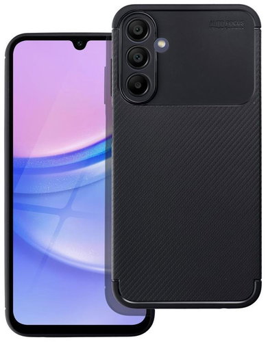 TopQ Carbon Elite Samsung A15 black 128052 - Phone Cover - Main image