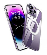 TopQ Clear Magnetic iPhone 16 Pro hard transparent 128065 - Phone Cover