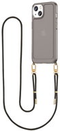 TopQ Esthetique iPhone 13 with black lanyard dark 126529 - Phone Cover