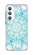 TopQ Image Samsung A55 Image solid Blue Mandala 126250 - Phone Cover