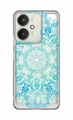 TopQ Image Xiaomi Redmi 13C 5G Image fixed Blue Mandala 126665 - Phone Cover - Main image