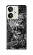 TopQ Image Xiaomi Redmi 13C 5G Image solid Black and white lion 126670 - Phone Cover