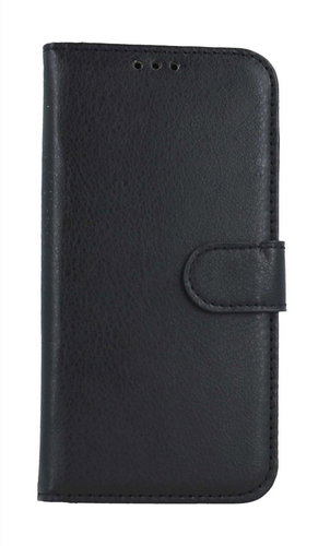 TopQ iPhone 16 book black with buckle 127721 - Phone Case - Main image