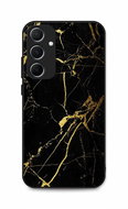 TopQ LUXURY Samsung A15 solid Marble black-gold 128822 - Phone Cover
