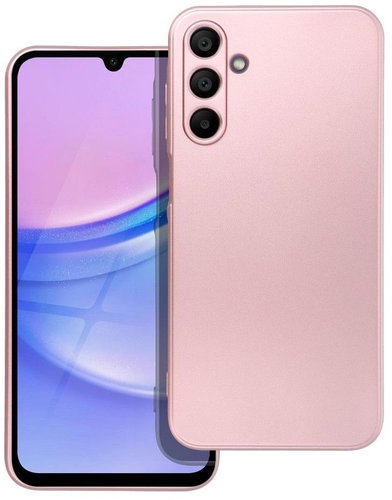 TopQ Metallic Samsung A15 pink 127003 - Phone Cover - Main image