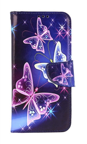 TopQ Samsung A55 book Blue with butterflies 126436 - Phone Case - Main image