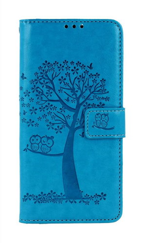TopQ Samsung A55 booklet Turquoise tree owls 126474 - Phone Case - Main image