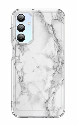 TopQ STYLE Samsung A15 Solid Marble White 128704 - Phone Cover - Main image