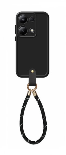 TopQ Unique Wrist Strap Xiaomi Redmi Note 13 black 126777 - Phone Cover - Main image