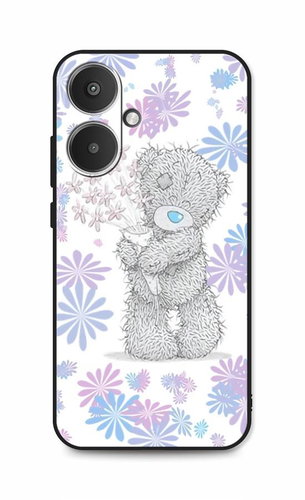 TopQ Xiaomi Redmi 13C 5G Floral Teddy 126541 - Phone Cover - Main image