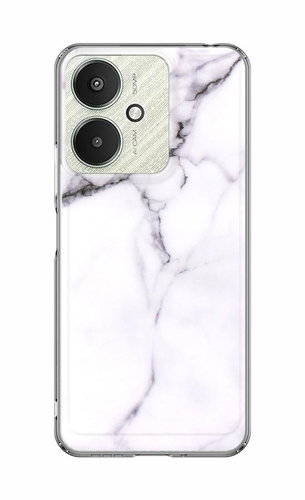TopQ Xiaomi Redmi 13C 5G Solid Marble White 126757 - Phone Cover - Main image