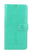 TopQ Xiaomi Redmi 13C booklet Green tree owls 127730 - Phone Case