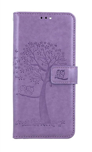 TopQ Xiaomi Redmi Note 13 Pro booklet Light purple tree owls 127740 - Phone Case - Main image