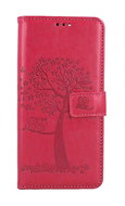 TopQ Xiaomi Redmi Note 13 Pro booklet Dark pink owl tree 127759 - Phone Case