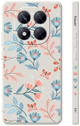 TopQ Cover Design Xiaomi Redmi Note 14 Pro+ 5G Romantic flowers 136993 - Phone Cover - Main image