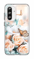TopQ Cover Image Samsung A56 hard Rose with butterfly 138531 - Phone Cover