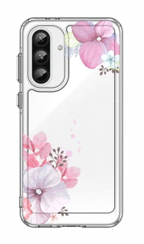 TopQ Cover Image Samsung A56 hard Violet Blossom 138535 - Phone Cover - Main image