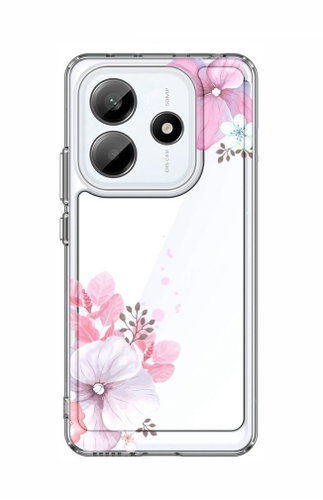 TopQ Cover Image Xiaomi Redmi Note 14 5G hard Violet Blossom 136594 - Phone Cover - Main image