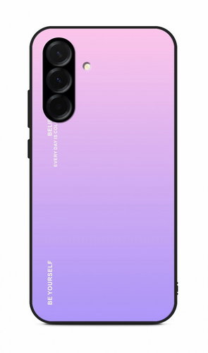 TopQ Cover LUXURY Samsung A36 solid rainbow pink 138621 - Phone Cover - Main image