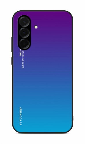 TopQ Cover LUXURY Samsung A56 solid rainbow purple 138559 - Phone Cover - Main image