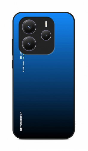 TopQ Kryt LUXURY Xiaomi Redmi Note 14 5G pevný duhový modrý 136663 - Kryt na mobil - Hlavní obrázek