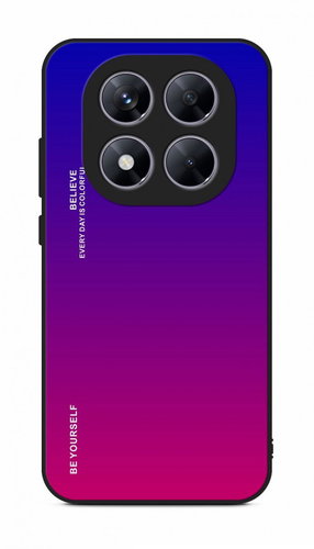 TopQ Cover LUXURY Xiaomi Redmi Note 14 Pro 5G solid rainbow purple 136862 - Phone Cover - Main image