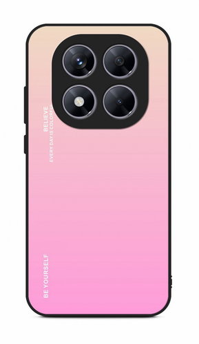 TopQ Cover LUXURY Xiaomi Redmi Note 14 Pro 5G solid rainbow apricot 136860 - Phone Cover - Main image