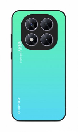 TopQ Cover LUXURY Xiaomi Redmi Note 14 Pro 5G solid rainbow green 136859 - Phone Cover - Main image