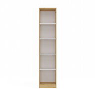 Topeshop BRW Onyx Shelf R40 white oak Artisan - Shelving Unit