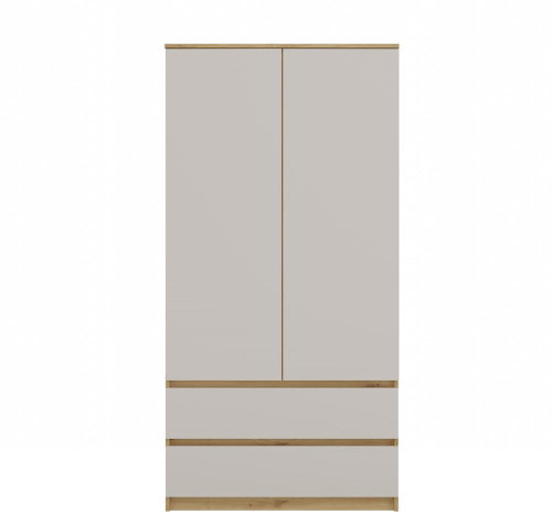 Topeshop Wardrobe Malwa SS-90 Oak Artisan Cashmere - Wardrobe - Main image