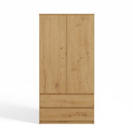 Topeshop Wardrobe Malwa SS-90 Oak Artisan - Wardrobe