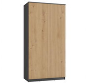 Topeshop Wardrobe Malwa SD-90 Antracit Artisan - Wardrobe