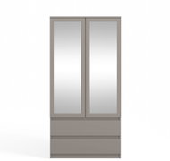 Topeshop Wardrobe Malwa SS-90L Clay 90 × 180 × 50 cm - Wardrobe