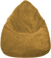 TopKing Lincoln corduroy sofa, mustard, 125 cm - Bean Bag