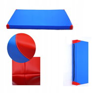 TopKing Professional gymnastics mat for athletes 200 × 120 × 10 cm Blue/Red - Gymnastic Mat