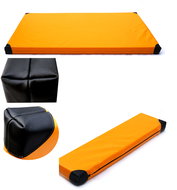 TopKing Professional gymnastics mat for athletes 200 × 120 × 10 cm Orange/Black - Gymnastic Mat