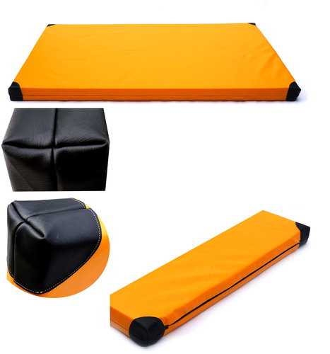 TopKing Professional gymnastics mat for athletes 200 × 120 × 10 cm Orange/Black - Gymnastic Mat - Main image
