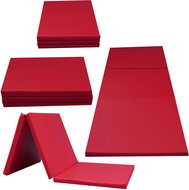 TopKing Folding gymnastic and rehabilitation mattress 3-piece 180 × 60 × 5 cm Red - Mat