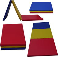 TopKing Skládací gymnastická a rehabilitační matrace 3dílná 195 × 85 × 5 cm Trikolora - Žíněnka