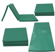 TopKing Skládací gymnastická a rehabilitační matrace 3dílná 195 × 85 × 5 cm Tyrkysová - Žíněnka