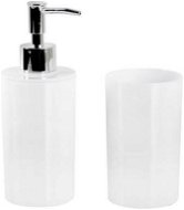 TORO SOAP DISPENSER AND CUPS, WHITE, PLASTIC - Soap Dispenser