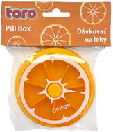 TORO Dávkovač na léky pomeranč - Dávkovač léků