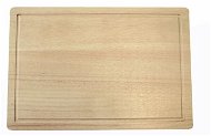 TORO Schneidebrett aus Holz, rechteckig, 25 x 18 x 1 cm - Schneidebrett